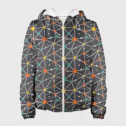Куртка с капюшоном женская Space colors, цвет: 3D-белый
