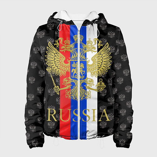 Женская куртка Russia / 3D-Белый – фото 1