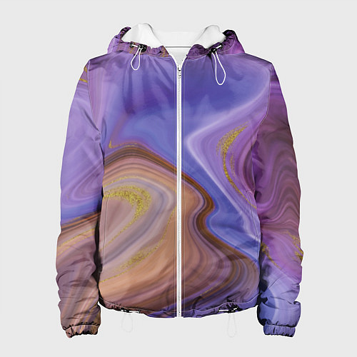 Женская куртка Violet fantasy / 3D-Белый – фото 1