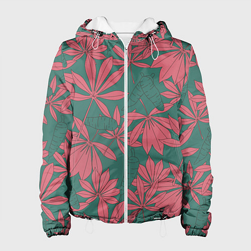 Женская куртка Pink nature / 3D-Белый – фото 1