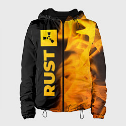 Женская куртка Rust - gold gradient: по-вертикали