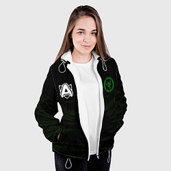 Куртка с капюшоном женская Alliance uniform, цвет: 3D-белый — фото 2