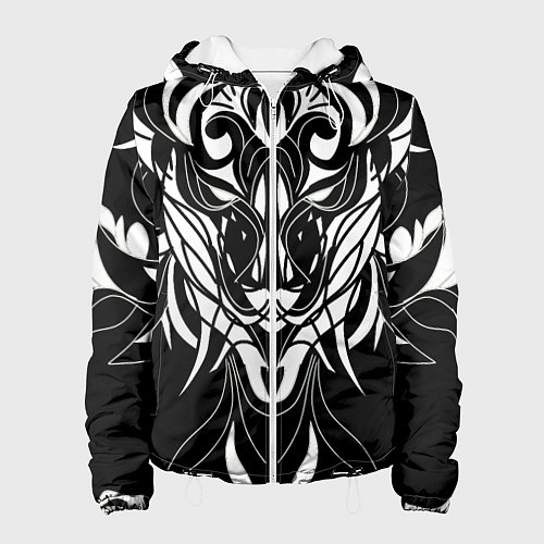 Женская куртка Белый узор / 3D-Белый – фото 1