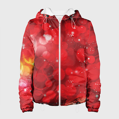 Женская куртка Red fantasy / 3D-Белый – фото 1