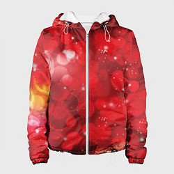 Куртка с капюшоном женская Red fantasy, цвет: 3D-белый
