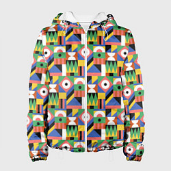 Куртка с капюшоном женская African mode, цвет: 3D-белый