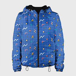Женская куртка Figures on blue
