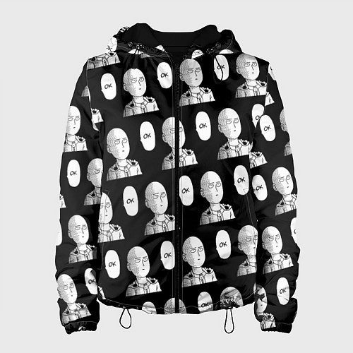 Женская куртка Saitama - ok pattern / 3D-Черный – фото 1