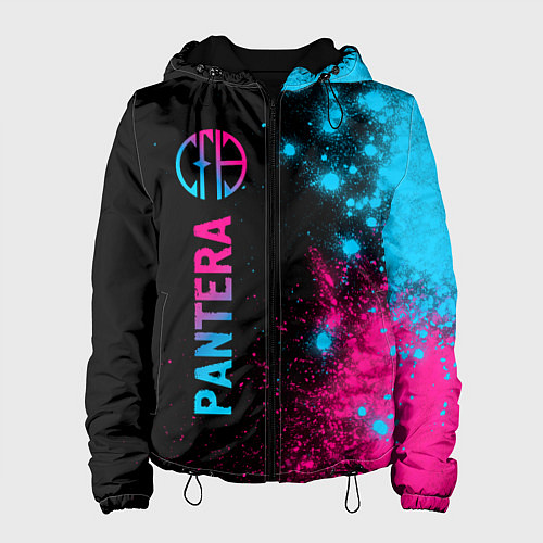 Женская куртка Pantera - neon gradient: по-вертикали / 3D-Черный – фото 1