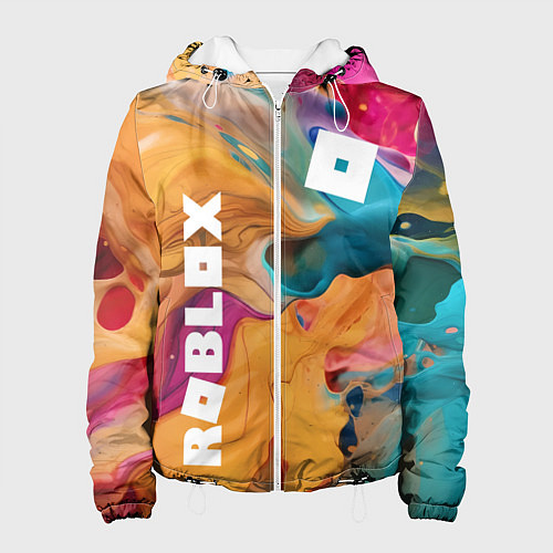Женская куртка Roblox Logo Color / 3D-Белый – фото 1