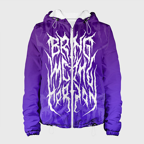 Женская куртка Bring Me The Horizon Lettering / 3D-Белый – фото 1