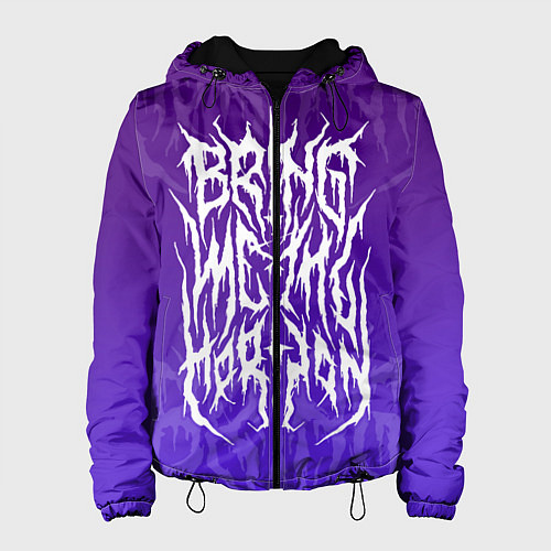 Женская куртка Bring Me The Horizon Lettering / 3D-Черный – фото 1
