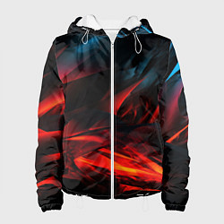 Женская куртка Red black abstract