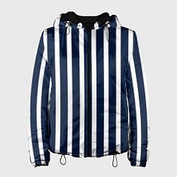 Женская куртка Полосы тёмно-синие морской
