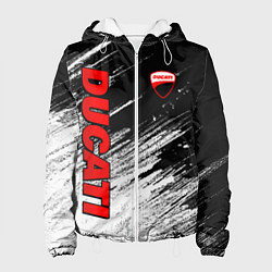 Женская куртка Ducati - потертости краски