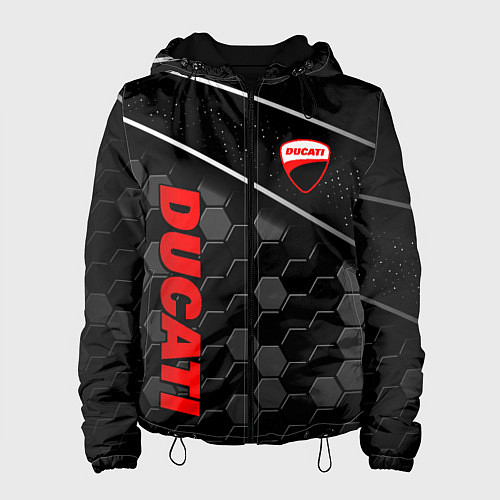 Женская куртка Ducati - технологическая броня / 3D-Черный – фото 1