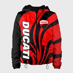 Женская куртка Ducati - red stripes