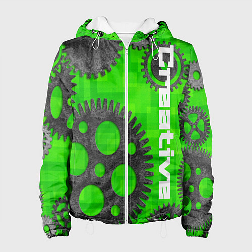 Женская куртка Креатив / 3D-Белый – фото 1