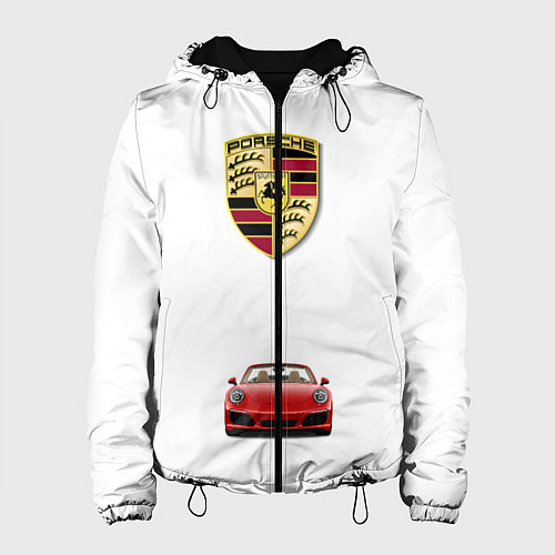 Женская куртка Porsche car / 3D-Черный – фото 1