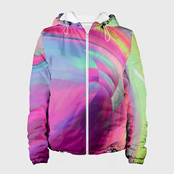 Женская куртка Неоновая геометрическая абстракция
