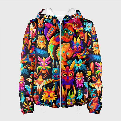 Женская куртка Мифические монстрики / 3D-Белый – фото 1