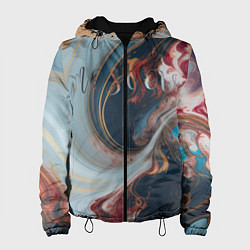 Куртка с капюшоном женская Москва палитра, цвет: 3D-черный