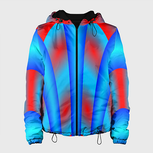 Женская куртка Сине-красные / 3D-Черный – фото 1