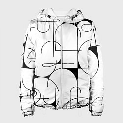 Куртка с капюшоном женская Армения моя Буквы, цвет: 3D-белый