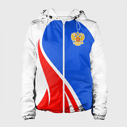 Женская куртка Герб РФ - white sport