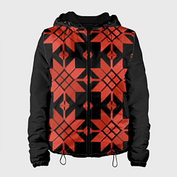 Женская куртка Удмуртский - вертикаль black