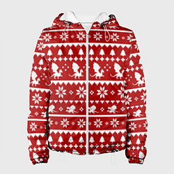 Женская куртка Dragon year pattern