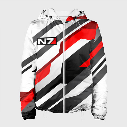 Женская куртка Mass effect - white uniform n7 / 3D-Белый – фото 1