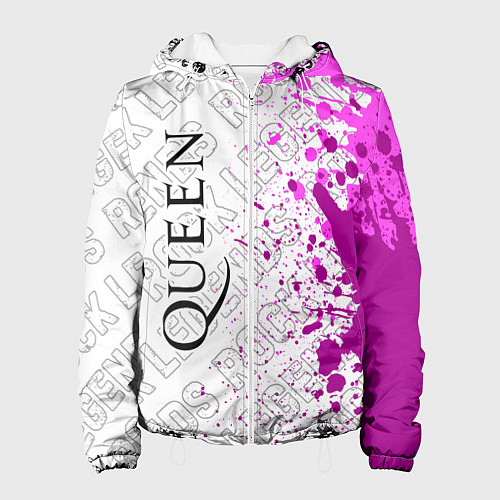 Женская куртка Queen rock legends: по-вертикали / 3D-Белый – фото 1