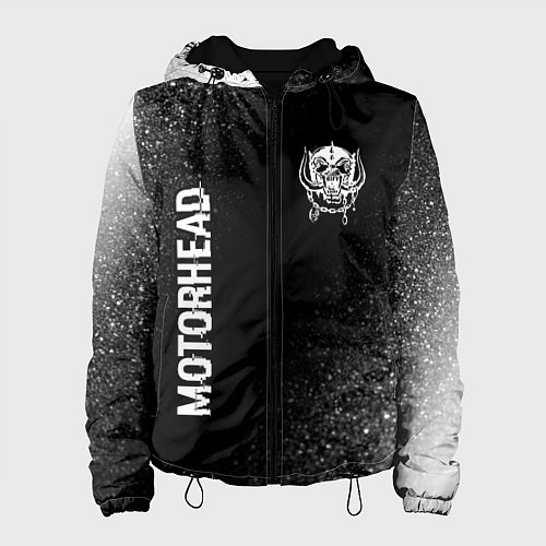 Женская куртка Motorhead glitch на темном фоне вертикально / 3D-Черный – фото 1