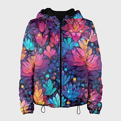 Женская куртка Растительный абстрактный узор