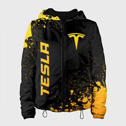 Женская куртка Tesla - gold gradient вертикально