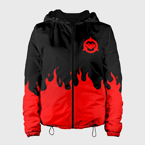 Женская куртка Battletoads fire team / 3D-Черный – фото 1