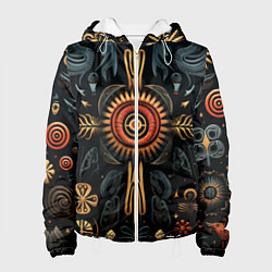 Женская куртка Паттерн в славянской стилистике