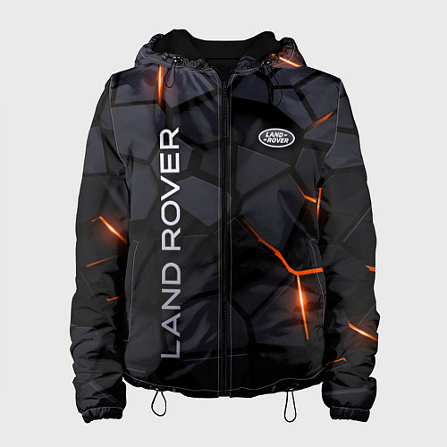 Женская куртка Land Rover - плиты с эффектом свечения / 3D-Черный – фото 1