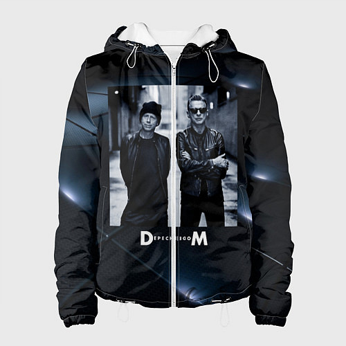 Женская куртка Depeche Mode - Мартин и Дэйв / 3D-Белый – фото 1