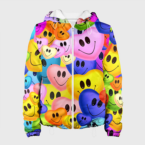 Женская куртка Улыбка любви / 3D-Белый – фото 1
