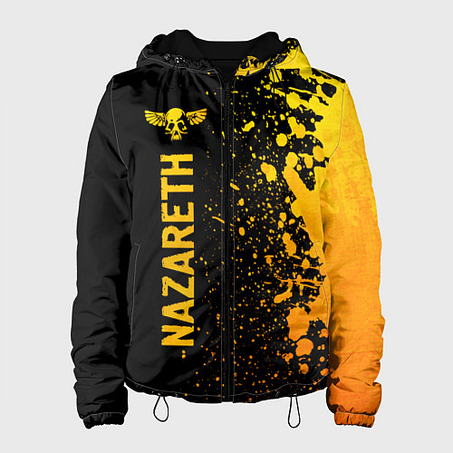 Женская куртка Nazareth - gold gradient по-вертикали / 3D-Черный – фото 1