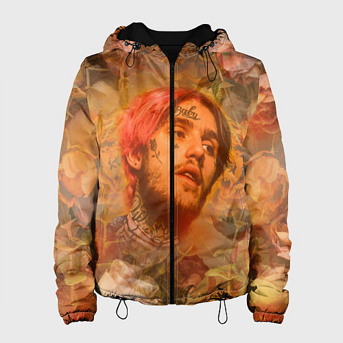 Женская куртка Lil Peep розы / 3D-Черный – фото 1