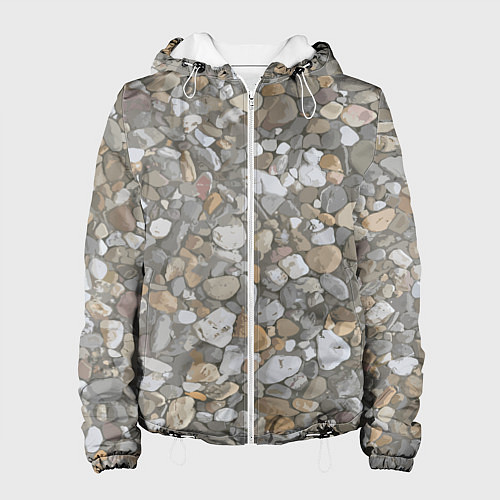 Женская куртка Путь по гравию / 3D-Белый – фото 1