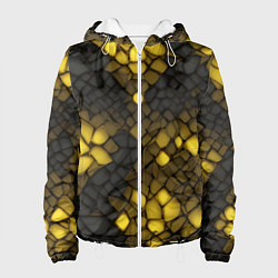 Женская куртка Жёлтый трескающийся камень