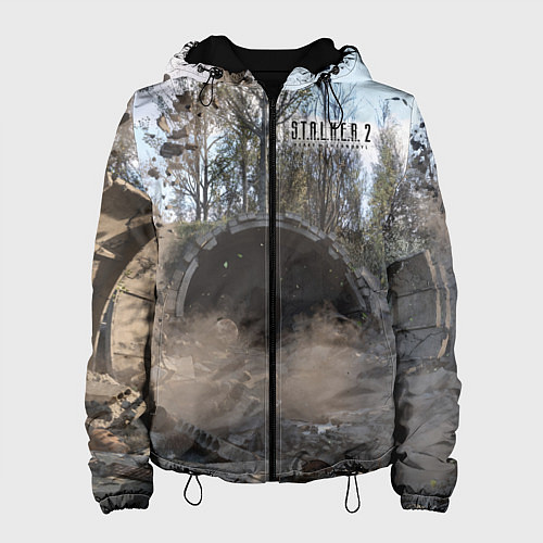 Женская куртка STALKER 2 тоннель / 3D-Черный – фото 1