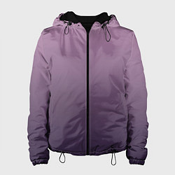 Женская куртка Градиент приглушенный фиолетовый