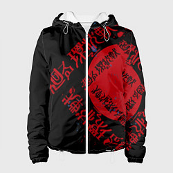 Куртка с капюшоном женская Магическая битва Jujutsu anime, цвет: 3D-белый