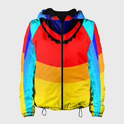 Женская куртка Цветные фигуры