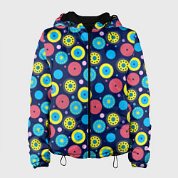 Женская куртка Геометрические узоры из кругов